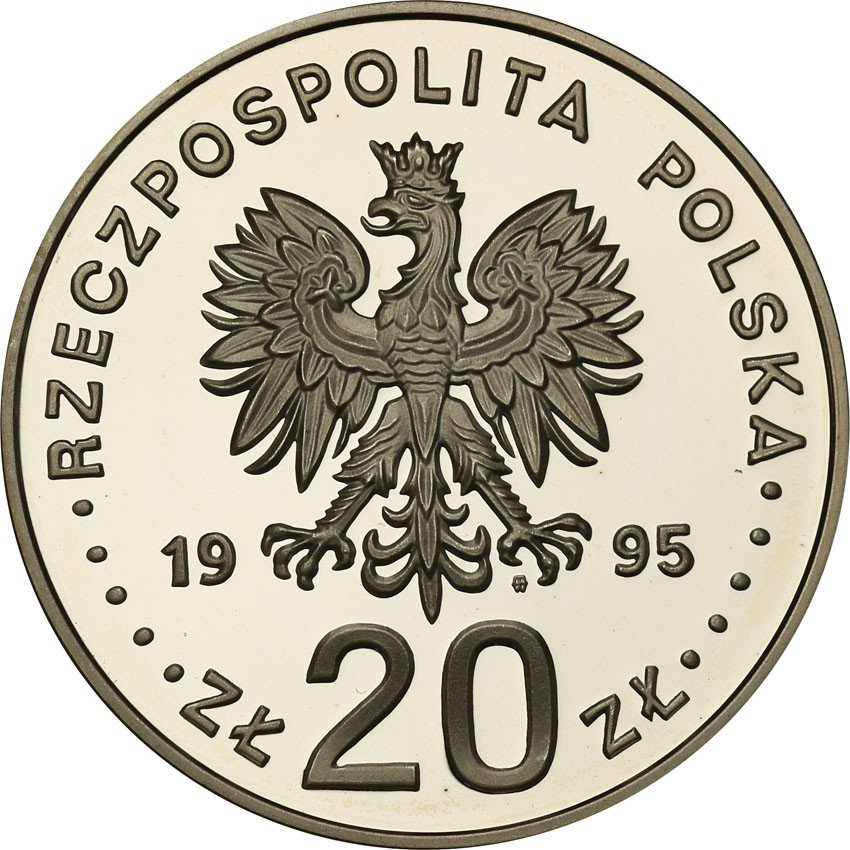 III RP. 20 złotych 1995 Mikołaj Kopernik ECU